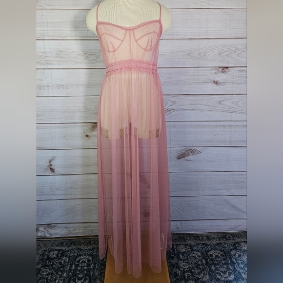 Anthropologie Pink Maxi Dress - Picture 9 of 14